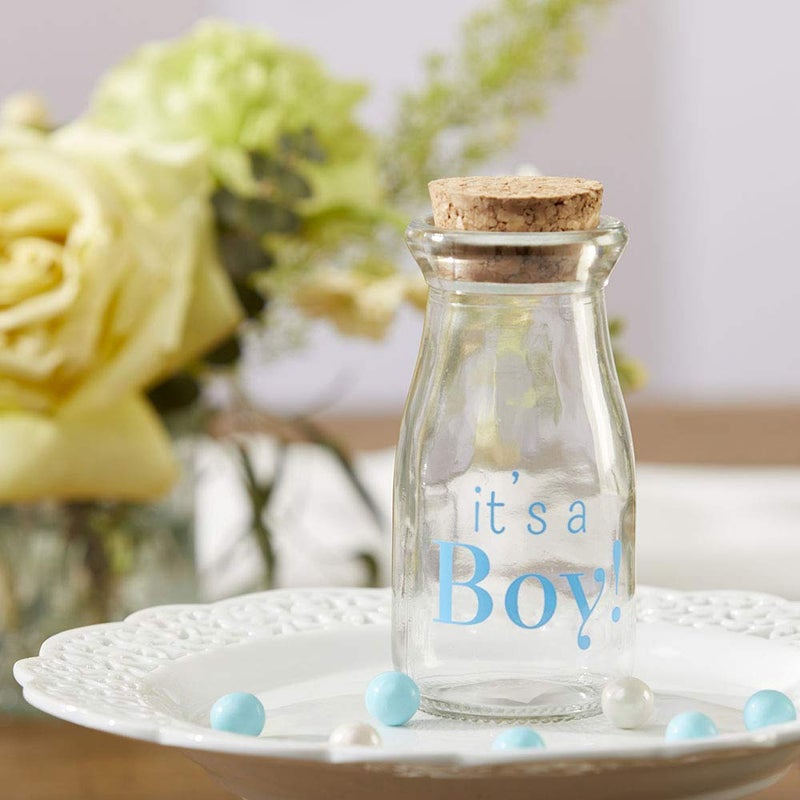 Kate Aspen 12 Piece Vintage Milk Favor Jar, DIY Baby Shower Party Favor, 12 Count - Image 4